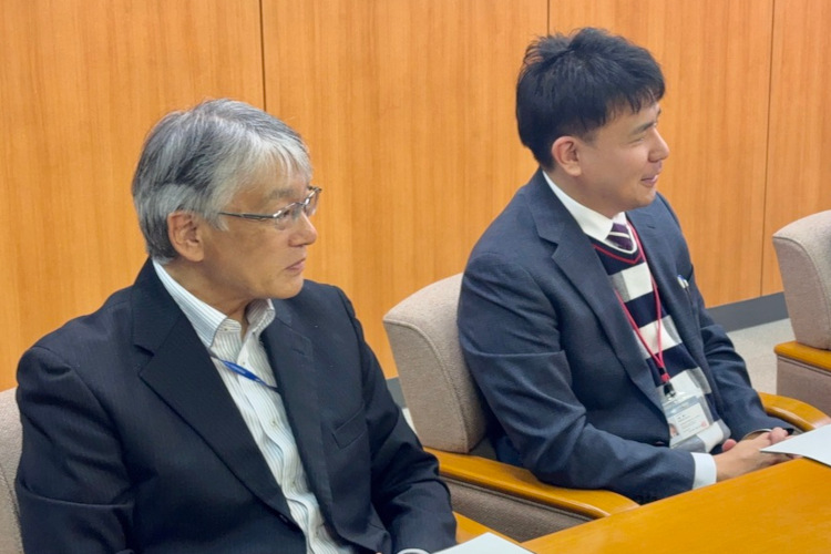 左から順に富山大学 大西正史様、川谷健一様